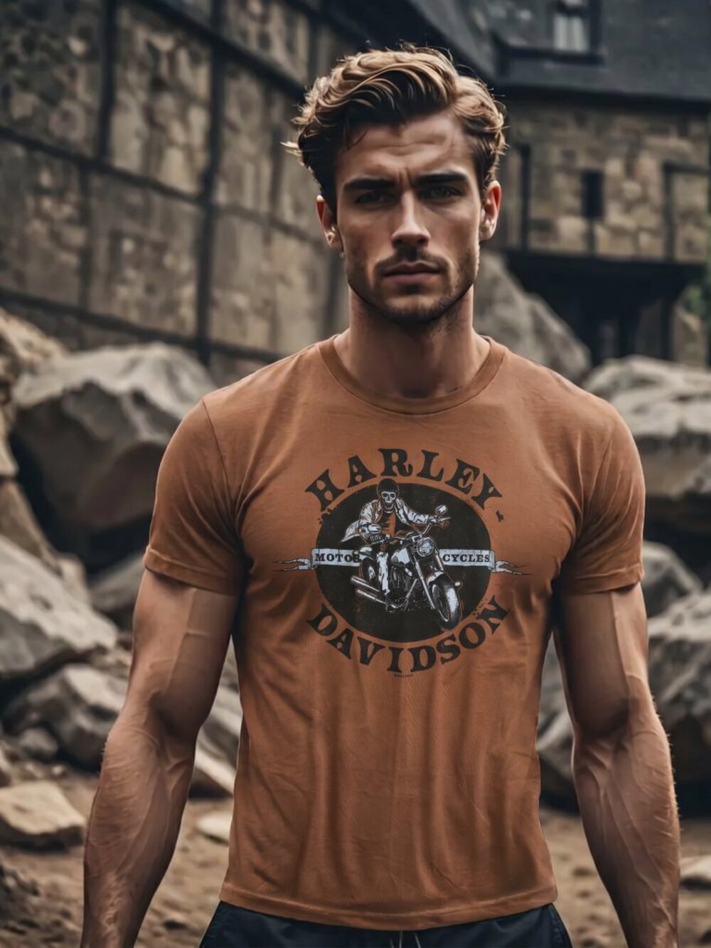Mens Harley-Davidson Motorcycle TShirt